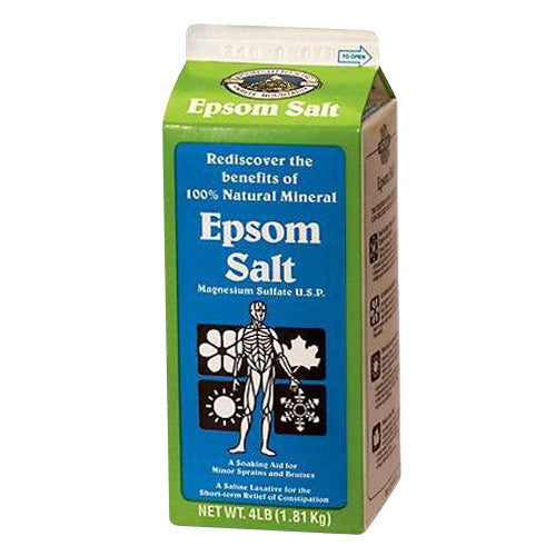 Horse Epsom Salt Equine Label 100% Ntural Mineral, 4 Lb
